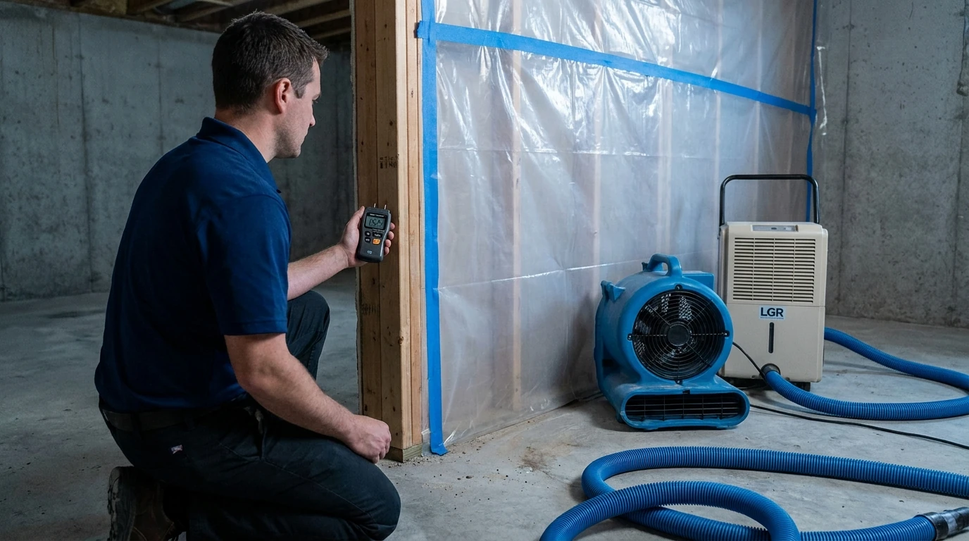 What do you do in the first 10 minutes, before anyone arrives: flooded basement who to call